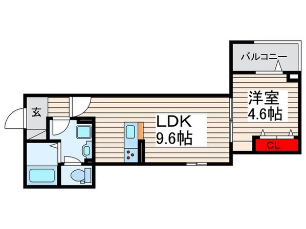 レクシア扇Ⅰの物件間取画像